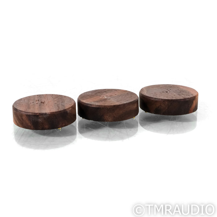 Mapleshade HeavyFeet Brass Isolation Footers; Set of 3 w/ Omega Mikro Pucks