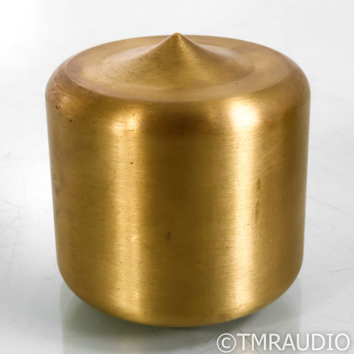 Mapleshade HeavyFeet Brass Isolation Footers; Set of 3 w/ Omega Mikro Pucks