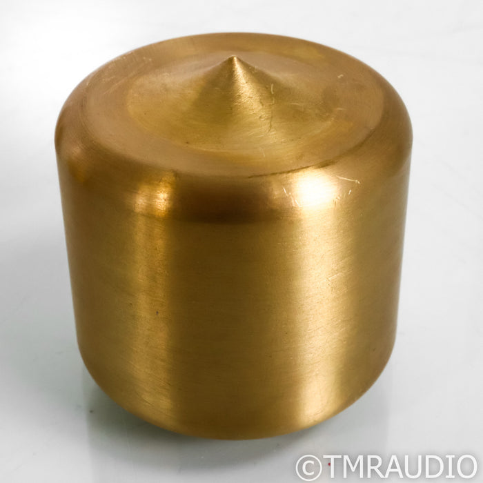 Mapleshade HeavyFeet Brass Isolation Footers; Set of 3 w/ Omega Mikro Pucks