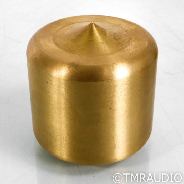 Mapleshade HeavyFeet Brass Isolation Footers; Set of 3 w/ Omega Mikro Pucks