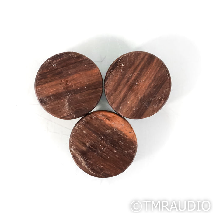Mapleshade HeavyFeet Brass Isolation Footers; Set of 3 w/ Omega Mikro Pucks