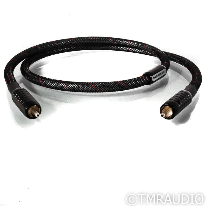 WireWorld Silver Starlight 7 RCA Digital Coaxial Cable; Single 1m Interconnect