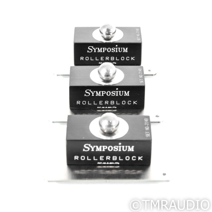Symposium Acoustics Rollerblocks Series 2+ Isolation Device; Set of Three