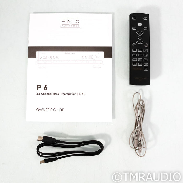 Parasound Halo P6 2.1 Channel Preamplifier; MM & MC Phono