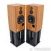 Harbeth Super HL5 Plus Bookshelf Speakers; Cherry Pair w/ Skylan Stands