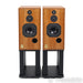 Harbeth Super HL5 Plus Bookshelf Speakers; Cherry Pair w/ Skylan Stands