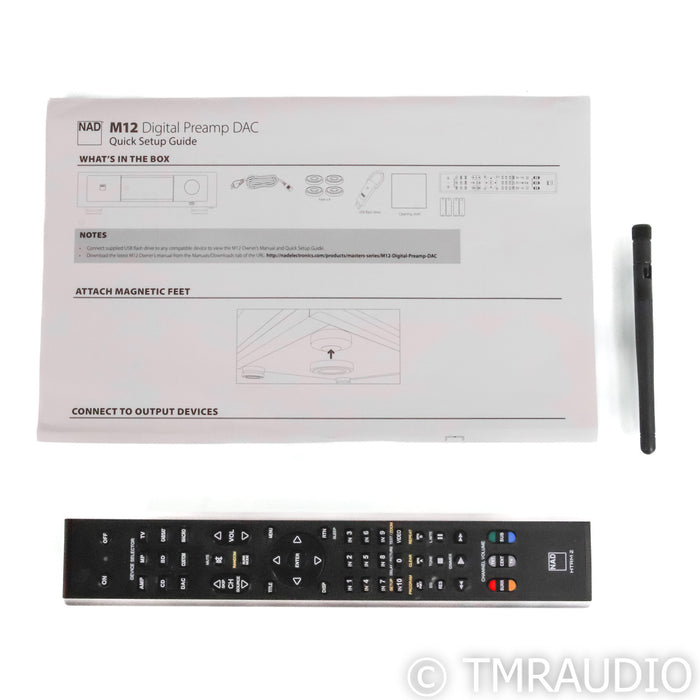 NAD Masters M12 Streaming Stereo Preamplifier; DD BluOS & HDMI Upgrades