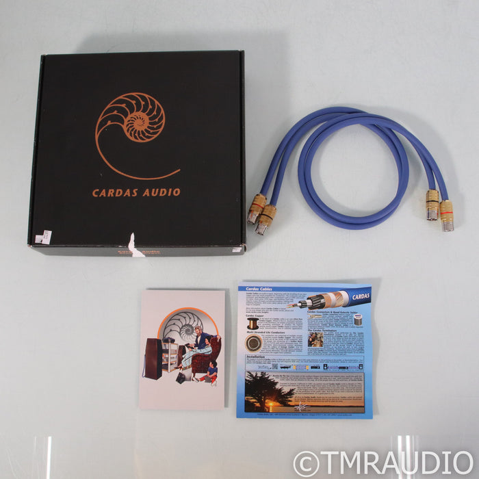 Cardas Audio Clear XLR Cables; 1m Pair Balanced Interconnects