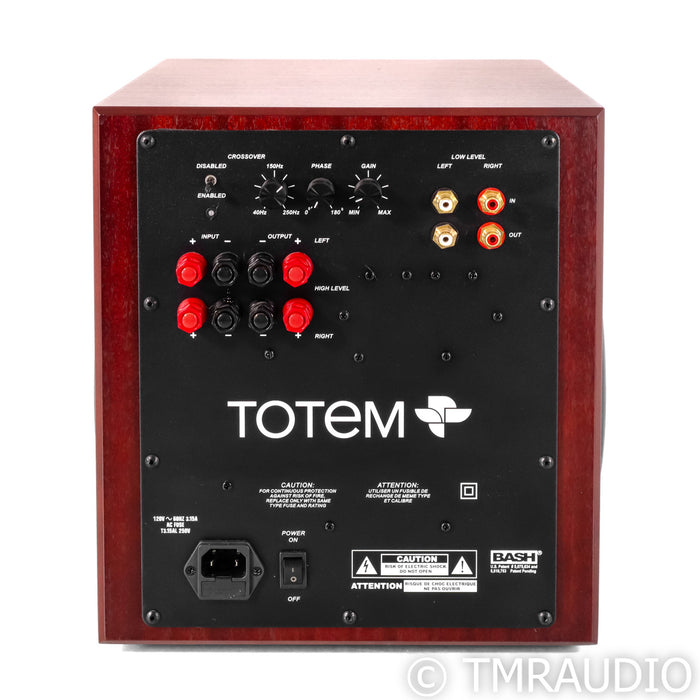 Totem Acoustic Storm Powered 8" Subwoofer; Mahogany