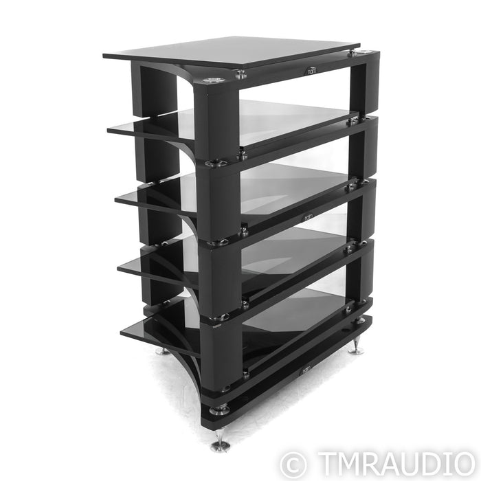 Naim Fraim Equipment Stand; 5 Shelves, Black