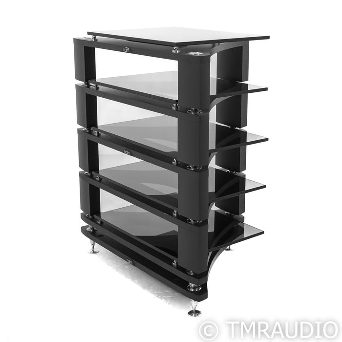 Naim Fraim Equipment Stand; 5 Shelves, Black