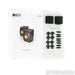 KEF LS50 Black Edition Bookshelf Speakers with Stands; Pair
