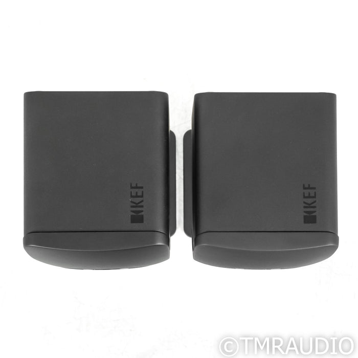 KEF LS50 Black Edition Bookshelf Speakers with Stands; Pair