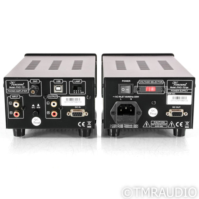 Vincent Audio PHO-701 MM & MC Tube Phono Preamplifier