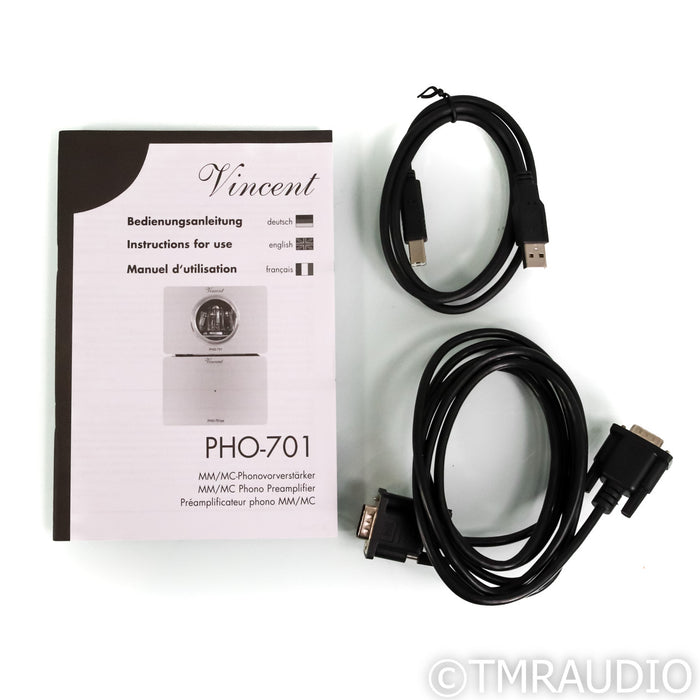 Vincent Audio PHO-701 MM & MC Tube Phono Preamplifier