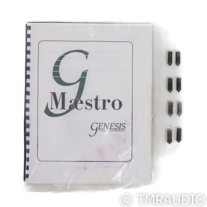 Genesis Technologies Maestro Floorstanding Speakers; Cherry Pair