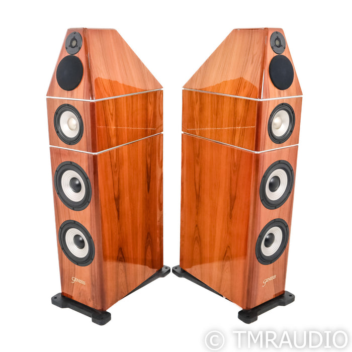Genesis Technologies Maestro Floorstanding Speakers; Cherry Pair