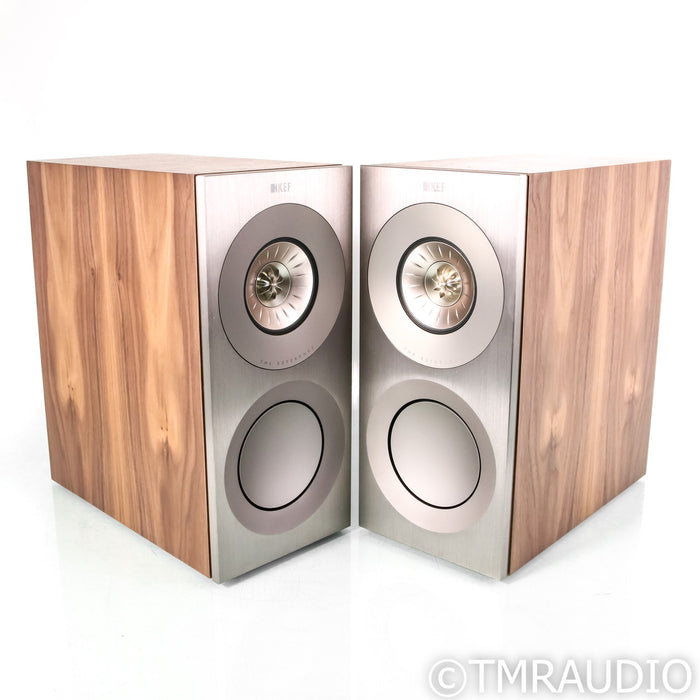 KEF Reference 1 Meta Bookshelf Speakers; Walnut Pair
