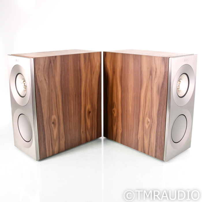 KEF Reference 1 Meta Bookshelf Speakers; Walnut Pair