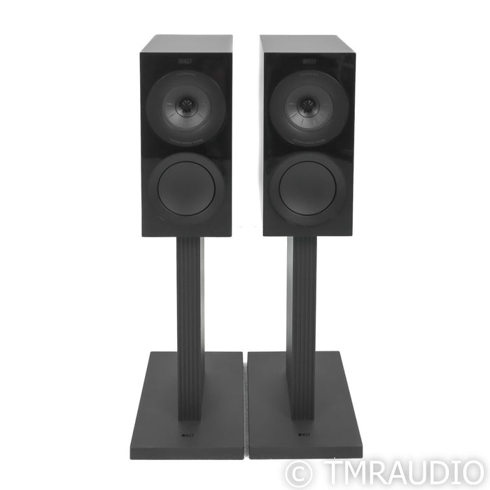 KEF R3 Meta Bookshelf Speakers; Pair with S3 Stands