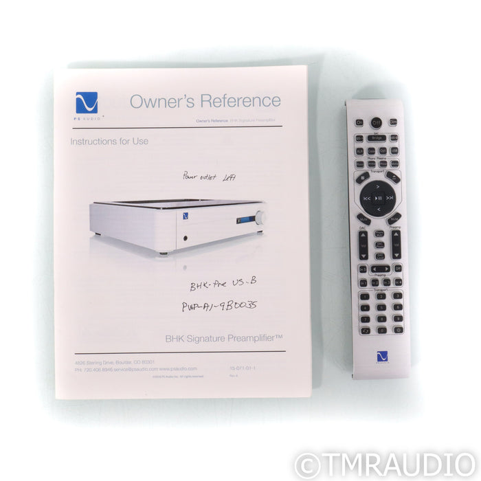 PS Audio BHK Signature Stereo Tube Hybrid Preamplifier
