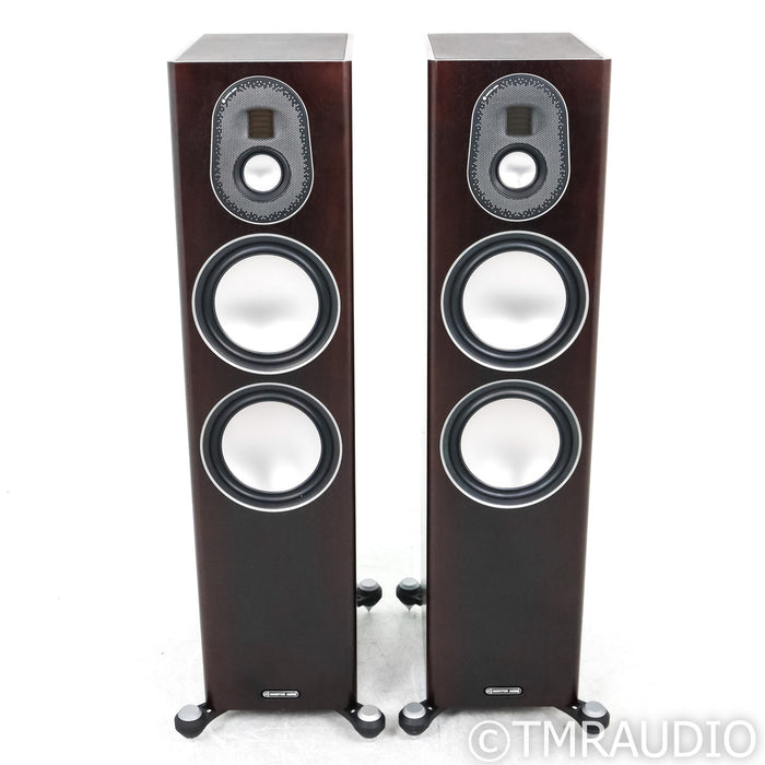 Monitor Audio Gold 300 5G Floorstanding Speakers; Dark Walnut Pair