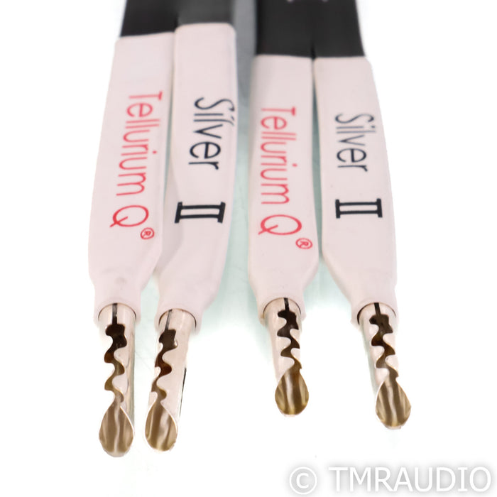 Tellurium Q Silver II Bi-Wire Speaker Jumpers; 0.3m Pair
