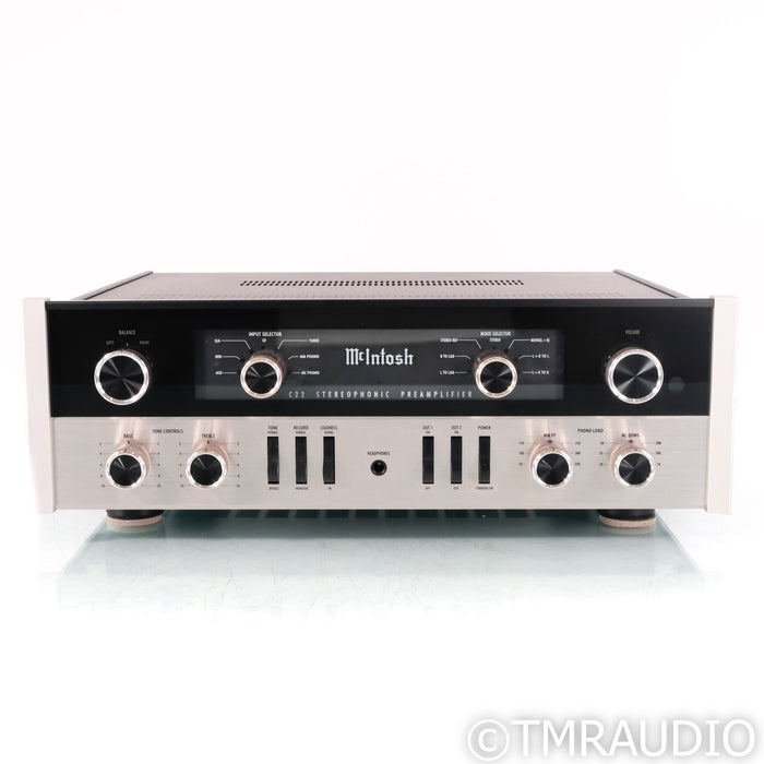 McIntosh C22 Mk IV Stereo Tube Preamplifier; MM & MC Phono