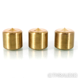 Mapleshade Heavyfoot Tall Brass Isolation Footers