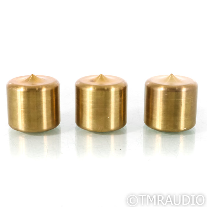 Mapleshade Heavyfoot Tall Brass Isolation Footers