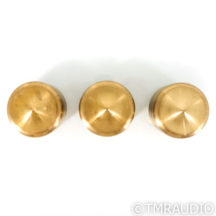 Mapleshade Heavyfoot Tall Brass Isolation Footers