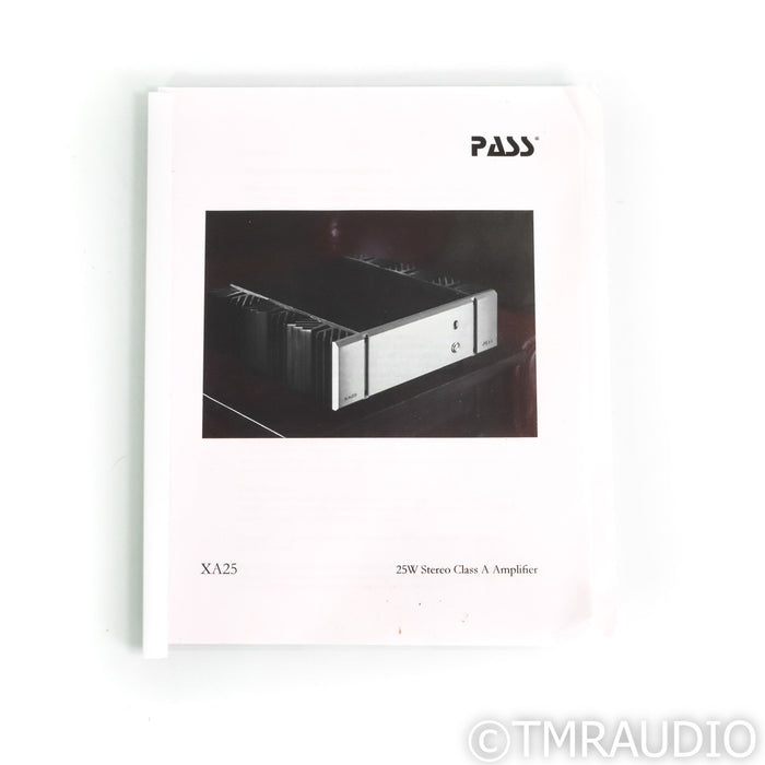 Pass Labs XA25 Stereo Power Amplifier