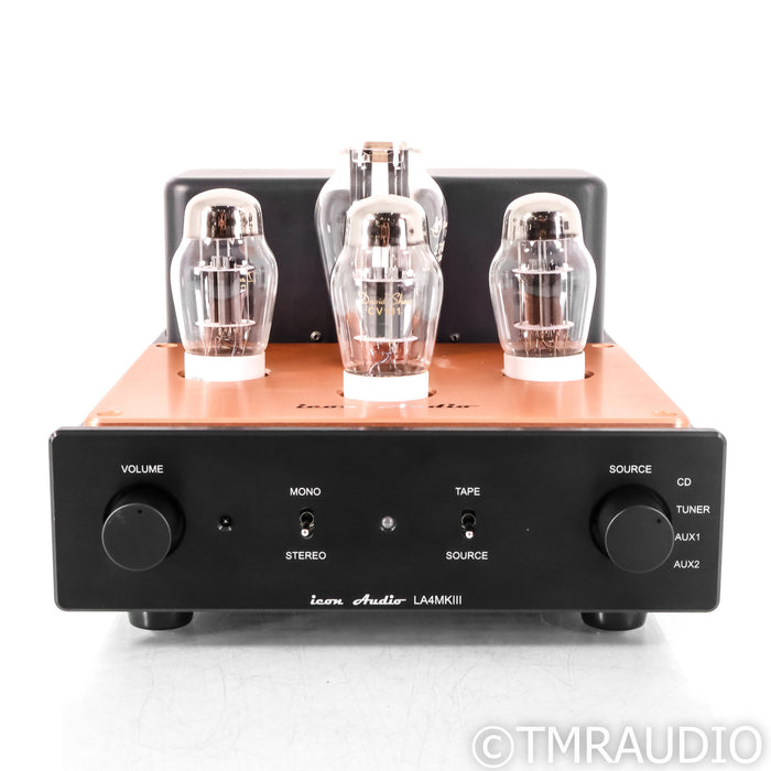 Icon Audio LA4 MkIII Signature Tube Stereo Preamplifier; Upgraded Caps