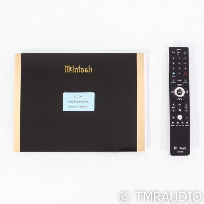 McIntosh C2700 Stereo Tube Preamplifier; MM & MC Phono