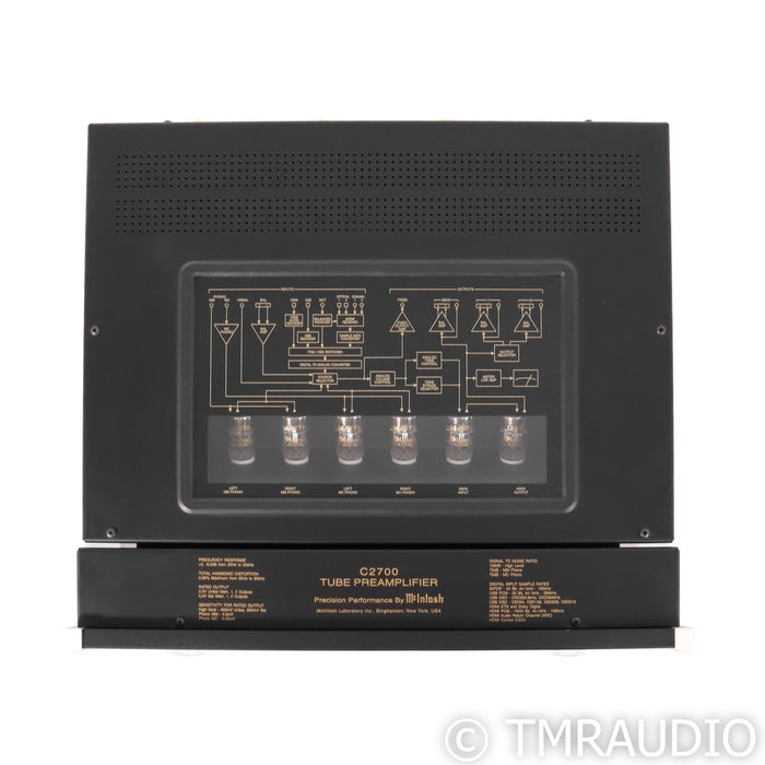 McIntosh C2700 Stereo Tube Preamplifier; MM & MC Phono