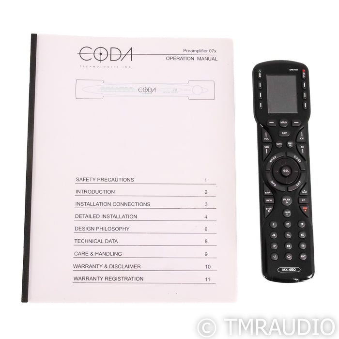 Coda FET 07x Stereo Preamplifier