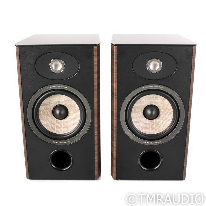 Focal Aria 906 Bookshelf Speakers; Noyer Vinyl Pair (Used)