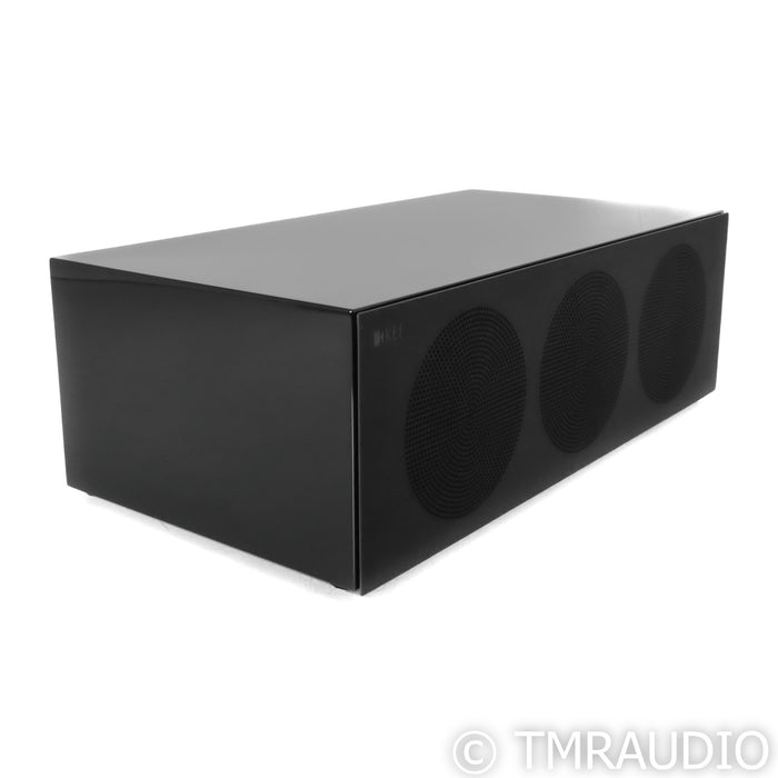 KEF R2 Meta Center Channel Speaker; Black Gloss