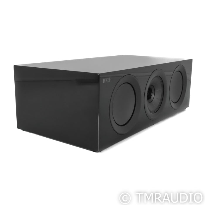 KEF R2 Meta Center Channel Speaker; Black Gloss