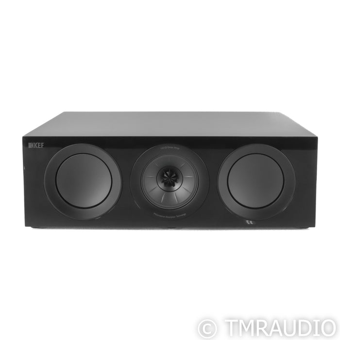 KEF R2 Meta Center Channel Speaker; Black Gloss