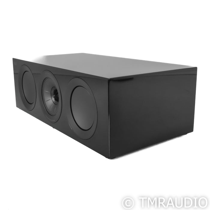 KEF R2 Meta Center Channel Speaker; Black Gloss