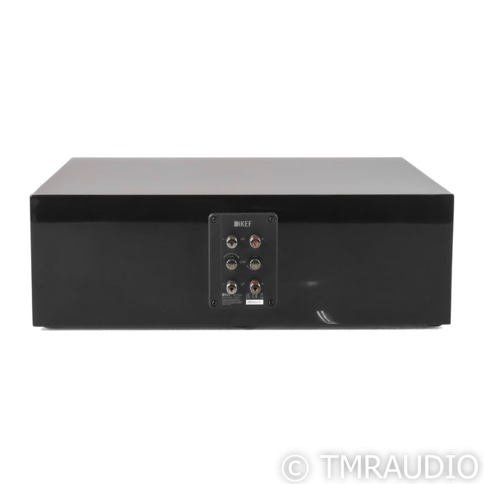 KEF R2 Meta Center Channel Speaker; Black Gloss