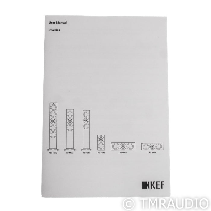 KEF R2 Meta Center Channel Speaker; Black Gloss