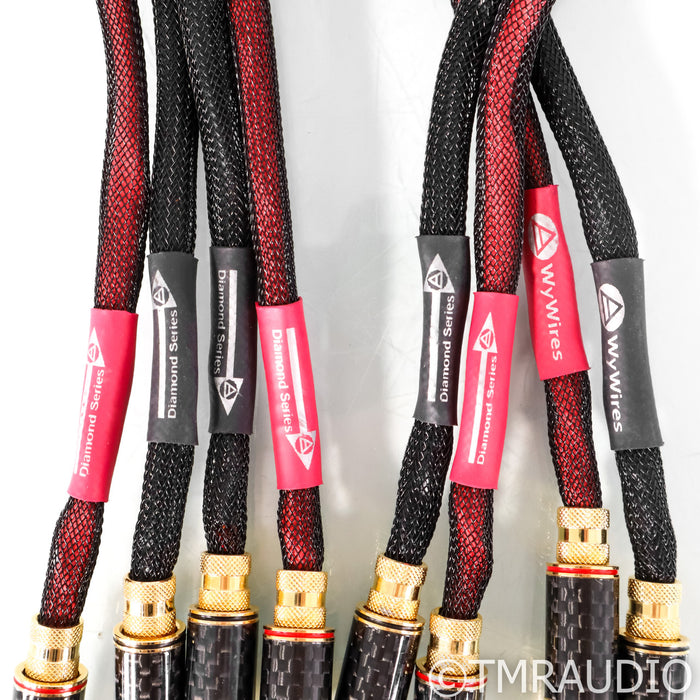 WyWires Diamond Series Speaker Cables; 2m Pair