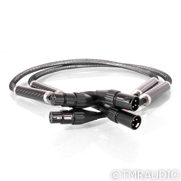 WyWires Diamond XLR Cables; 1m Pair Balanced Interconnects