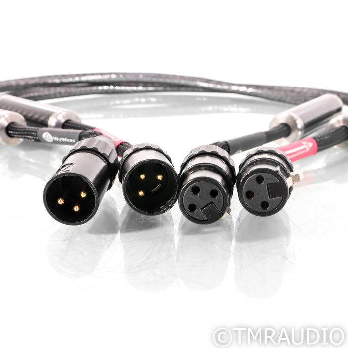 WyWires Diamond XLR Cables; 1m Pair Balanced Interconnects