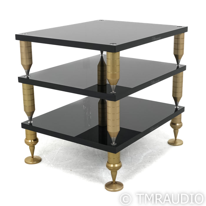 Custom Isolation Products Ultrasonic Quad Rack; 3 Shelfs; Black