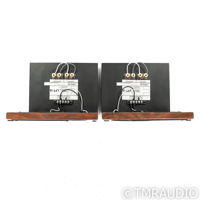 Eminent Technology LFT-16a Bookshelf Speakers; Walnut Pair