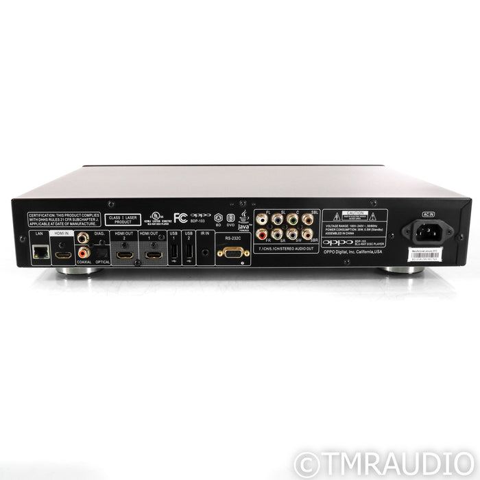 Oppo BDP-103 Universal Blu-Ray, CD & SACD Player