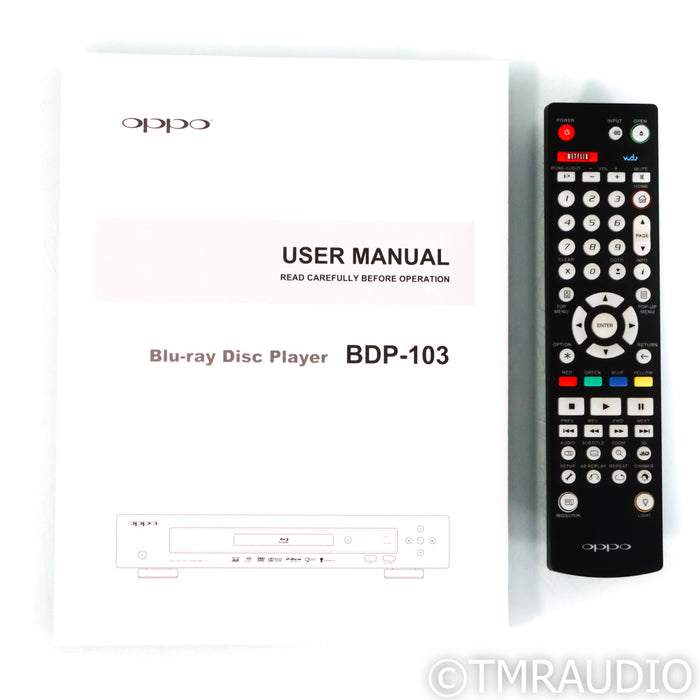 Oppo BDP-103 Universal Blu-Ray, CD & SACD Player
